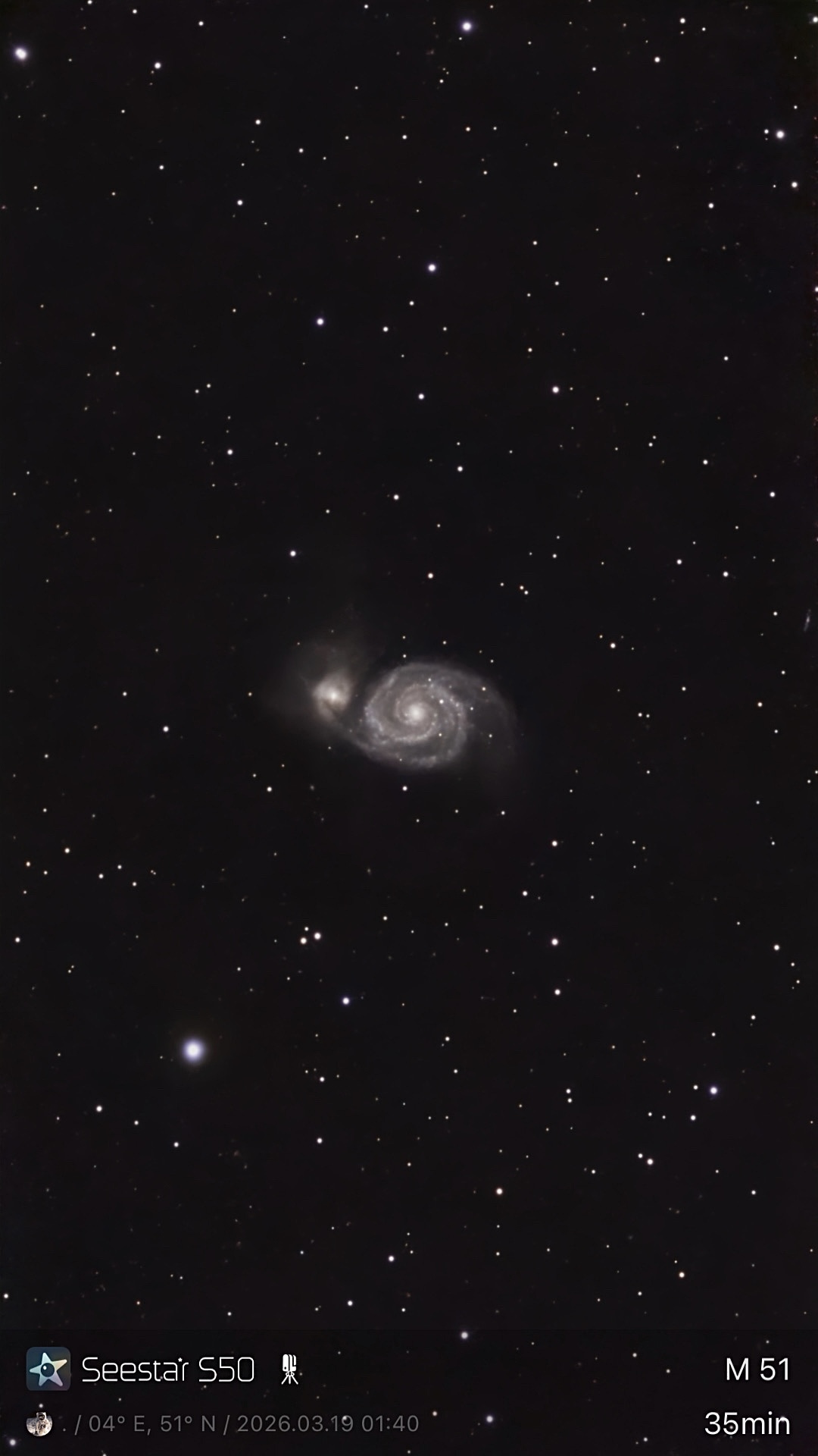M51 — The Whirlpool Galaxy